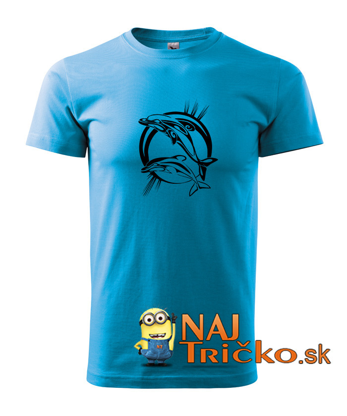 Delfiny tribal tričko – náhľad 2