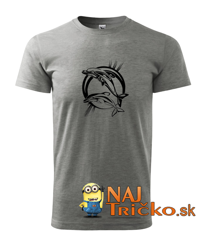 Delfiny tribal tričko – náhľad 3