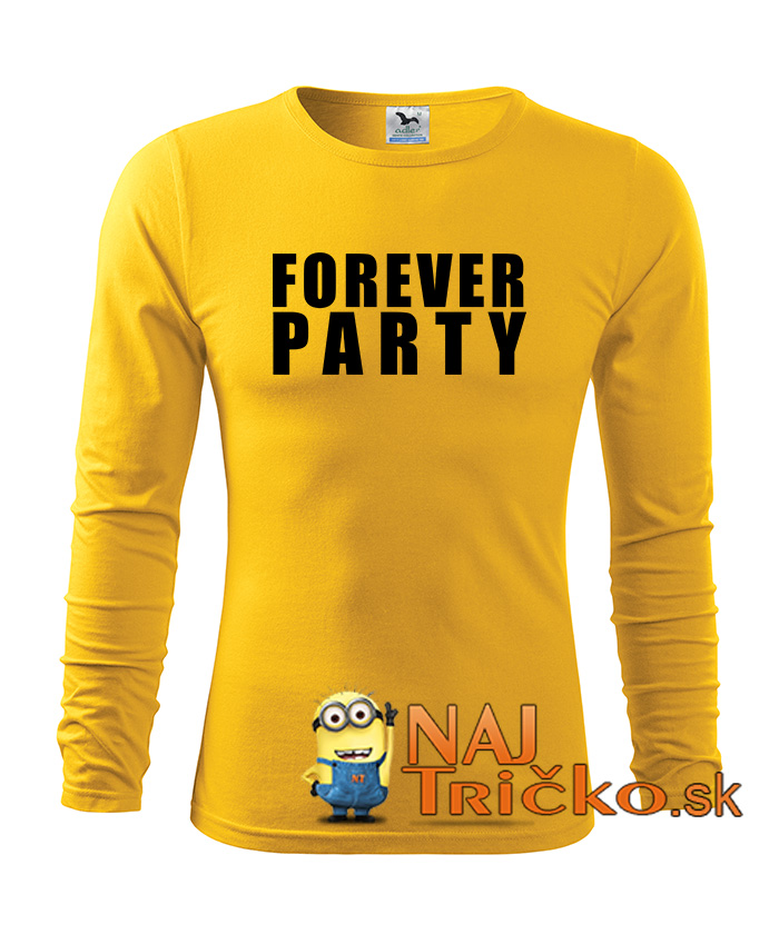 Forever Party - tričko s dlhým rukávom – náhľad 3