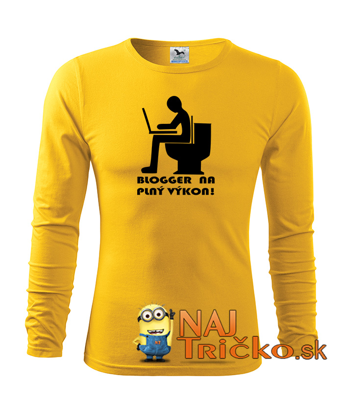 Tričko Blogger na plný výkon – náhľad 3