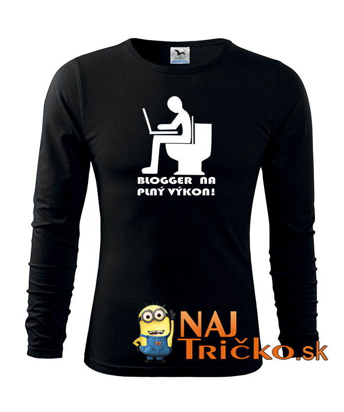 Tričko Blogger na plný výkon