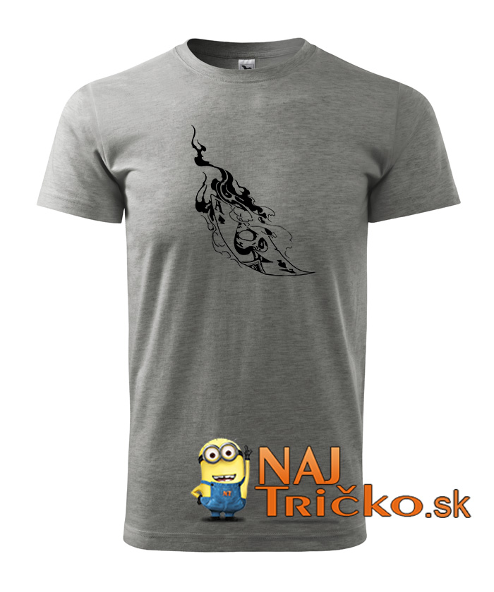 Horiaca karta tribal tričko – náhľad 3