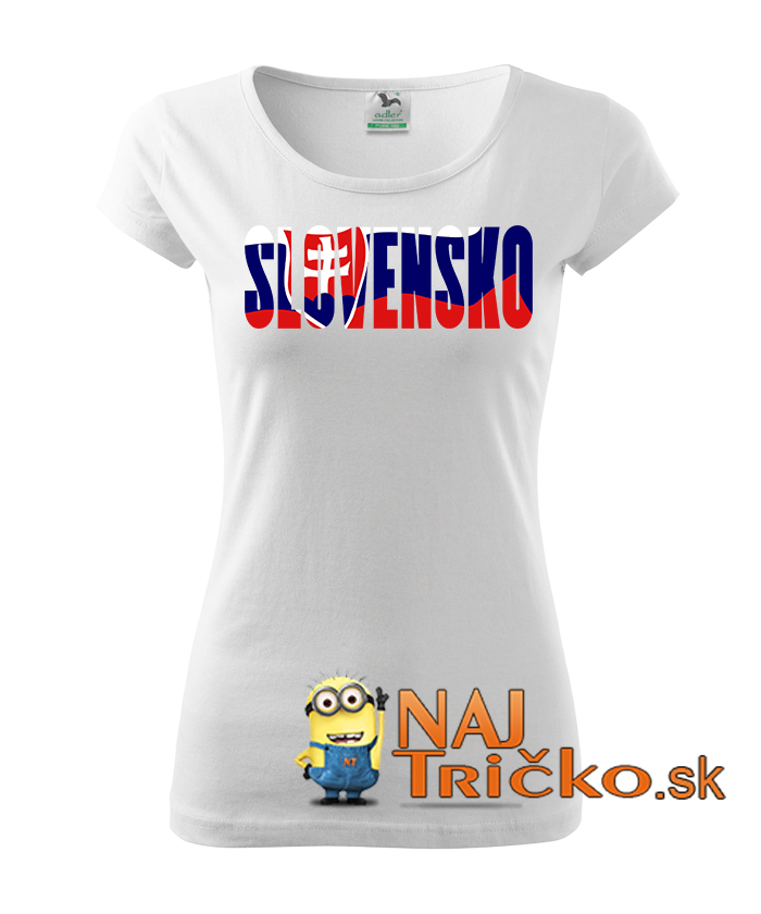 Slovensko vlajka tričko – náhľad 2