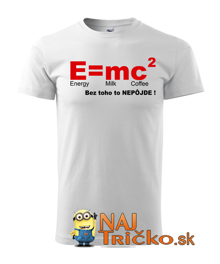 Energy milk coffee tričko