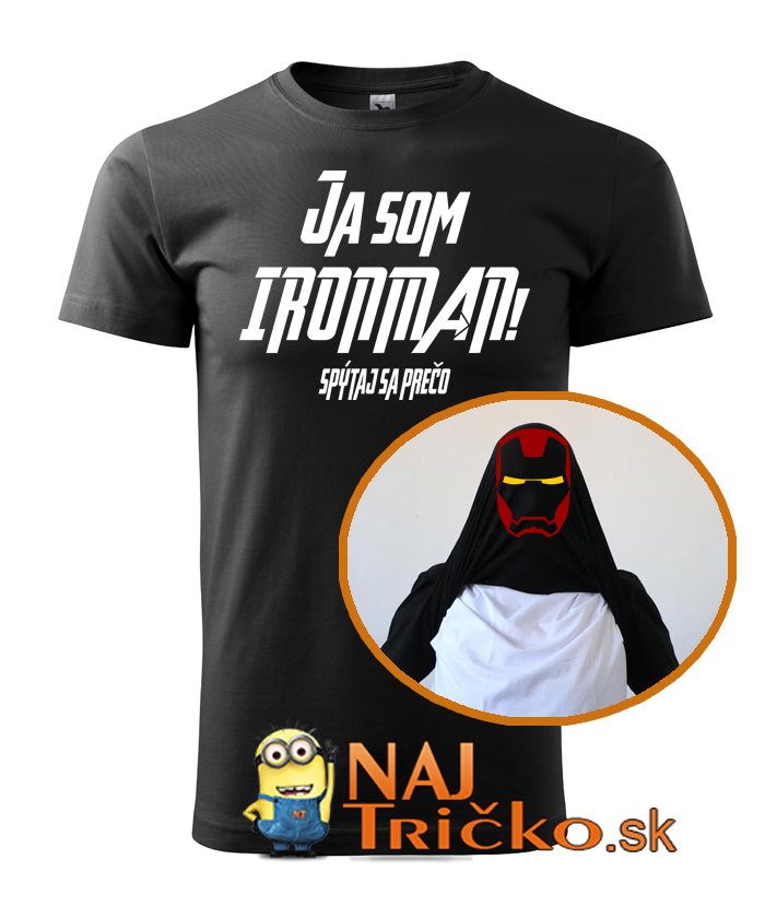 Ja som Ironman tričko – náhľad 2