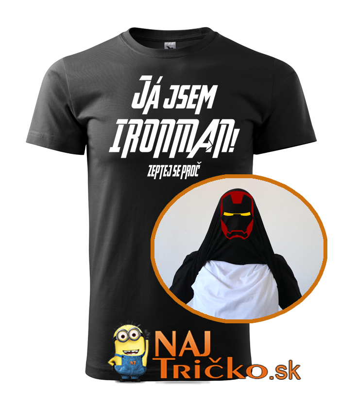 Ja som Ironman tričko – náhľad 3