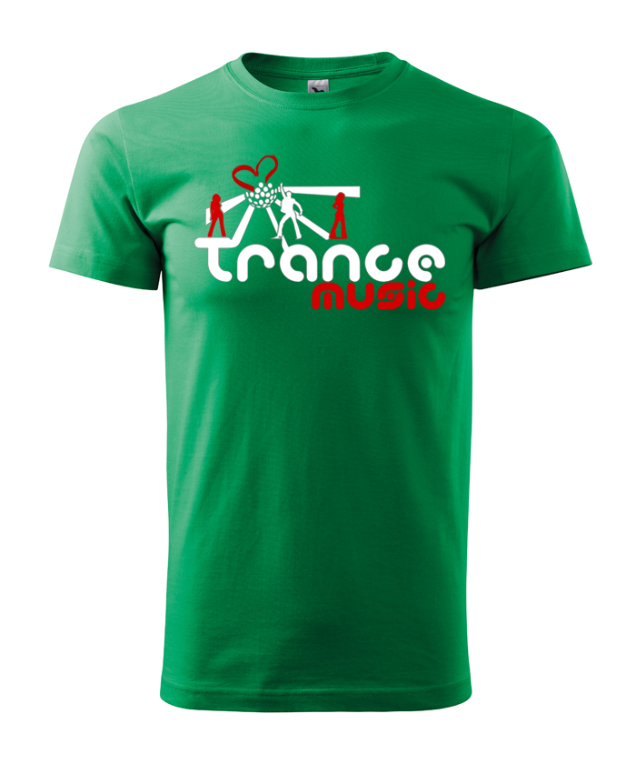 Trance music pánske tričko