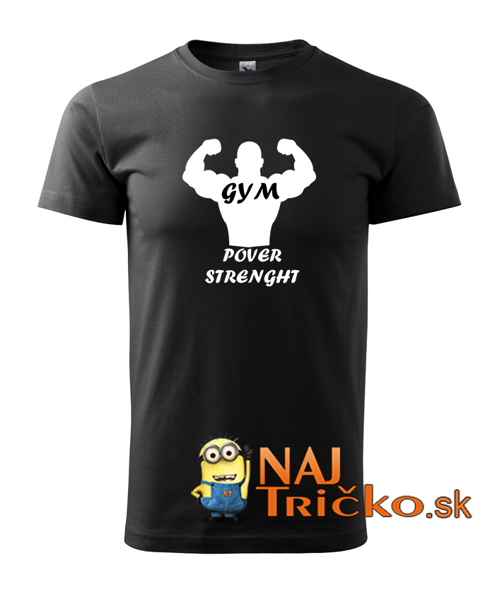Gym power strenght pánske tričko