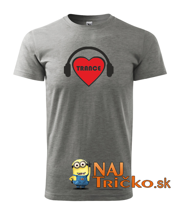 I Love Trance pánske tričko – náhľad 12