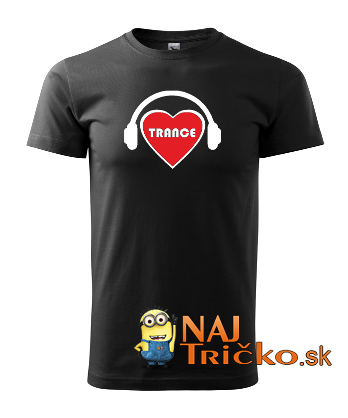 I Love Trance pánske tričko – náhľad 2