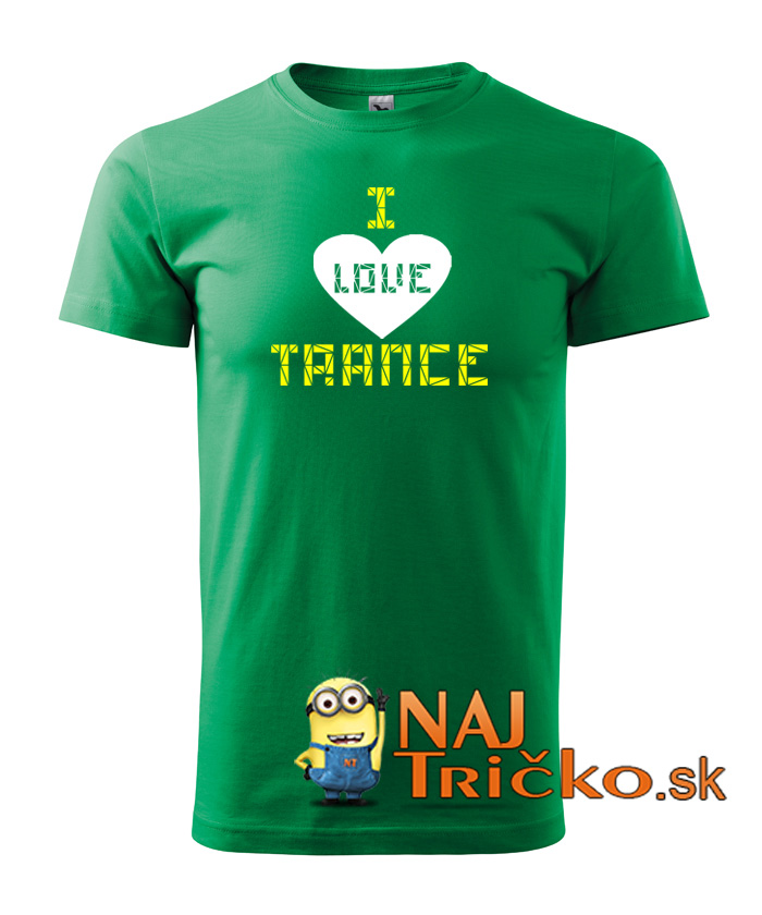 I Love Trance pánske tričko