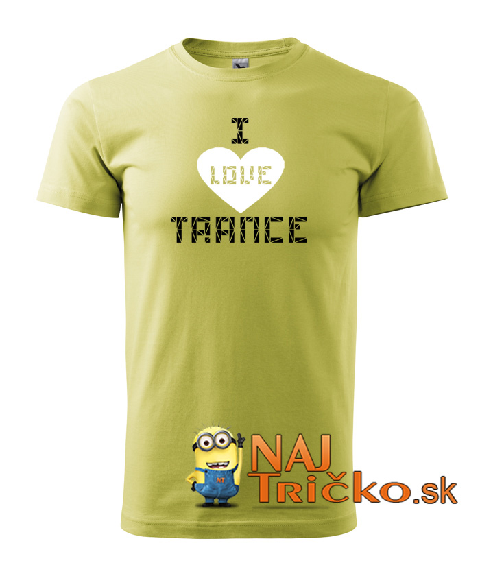 I Love Trance pánske tričko – náhľad 2