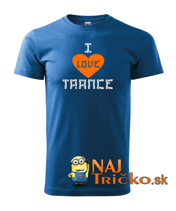 I Love Trance pánske tričko – náhľad 4