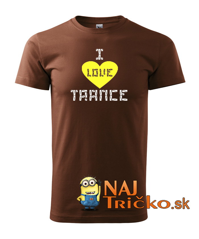 I Love Trance pánske tričko – náhľad 6
