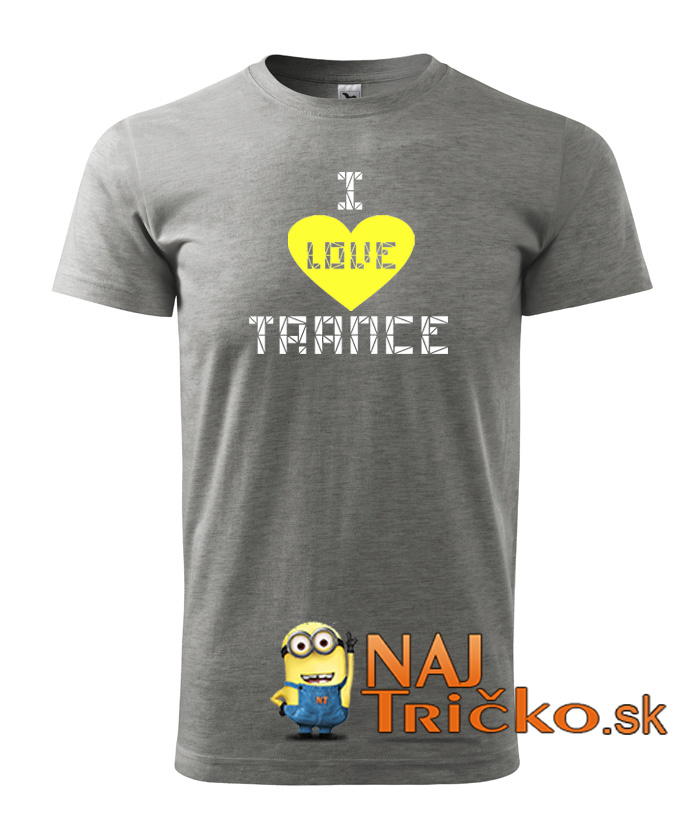 I Love Trance pánske tričko – náhľad 11