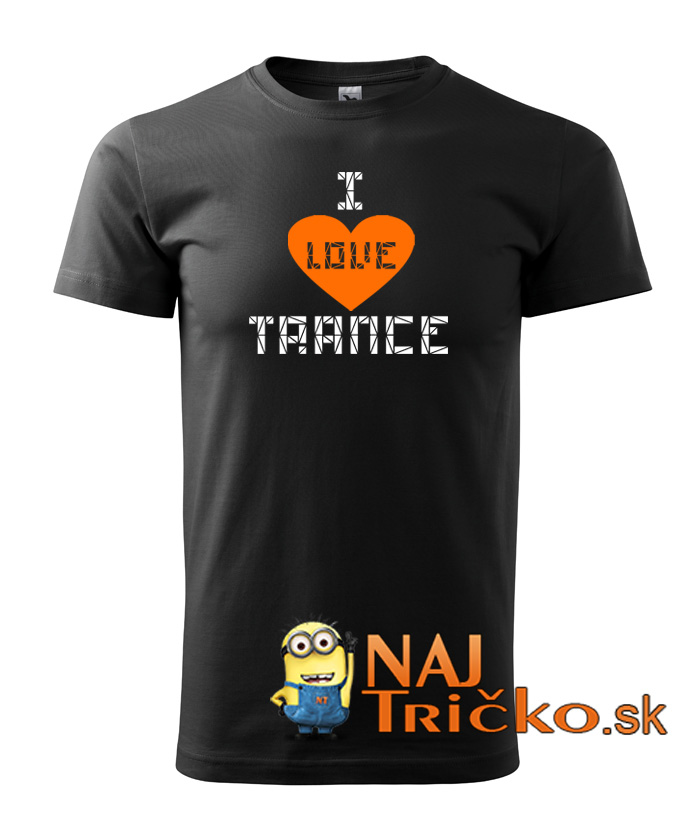 I Love Trance pánske tričko – náhľad 12