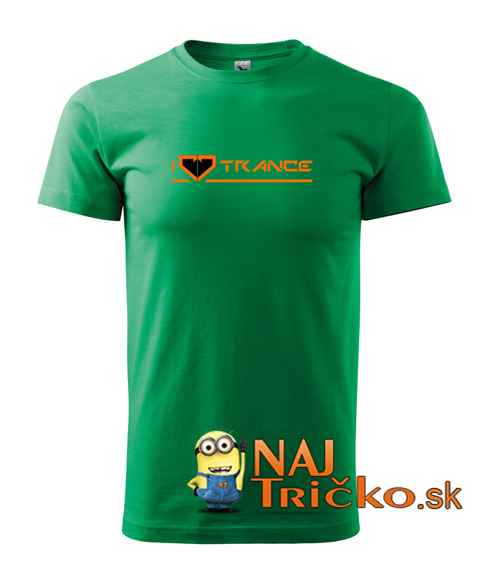 Dámske tričko I Love Trance – náhľad 2