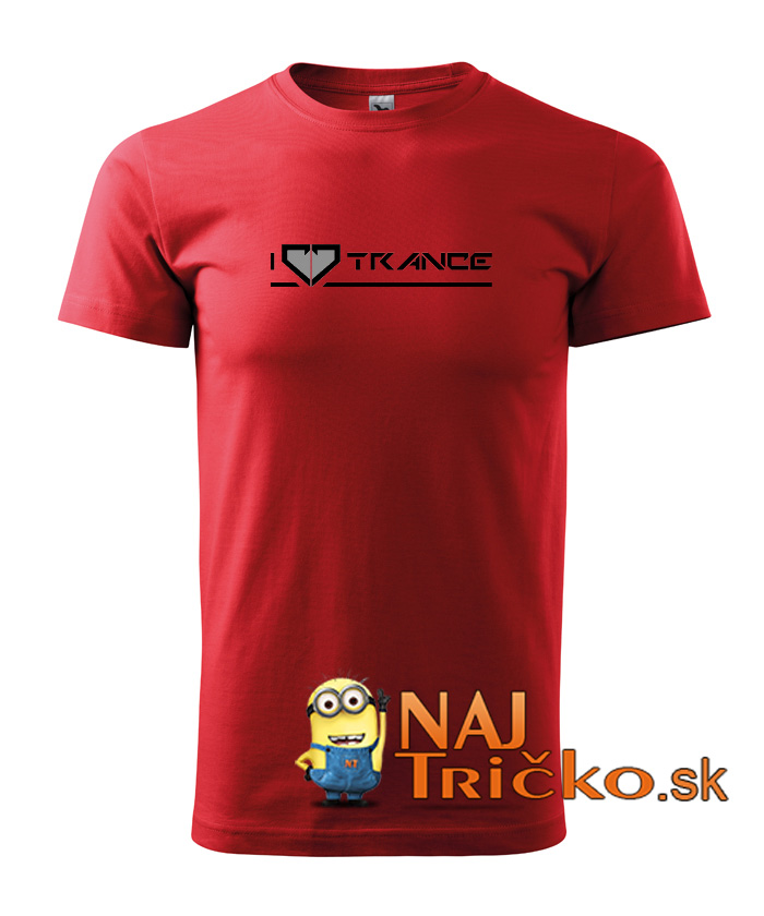 Dámske tričko I Love Trance – náhľad 7