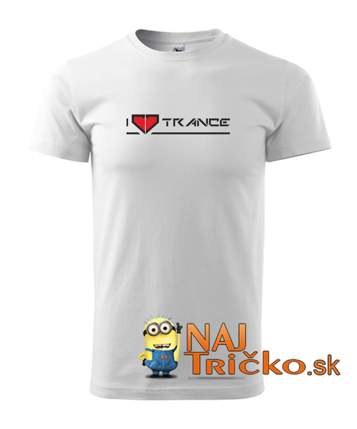 Dámske tričko I Love Trance – náhľad 10