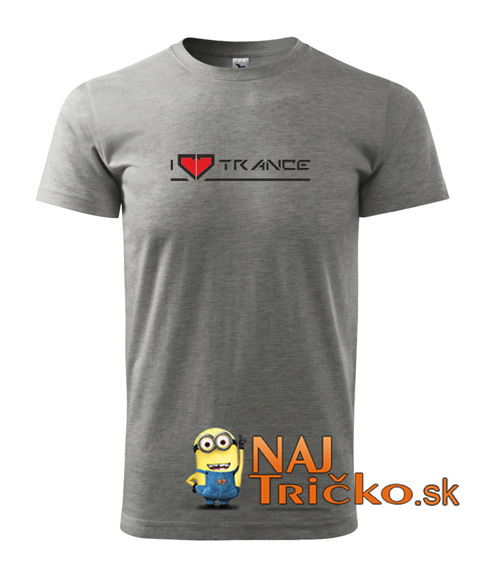 Dámske tričko I Love Trance – náhľad 11