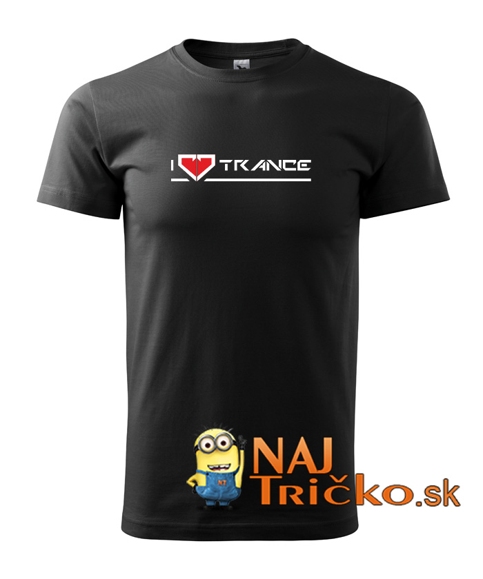 Dámske tričko I Love Trance – náhľad 12