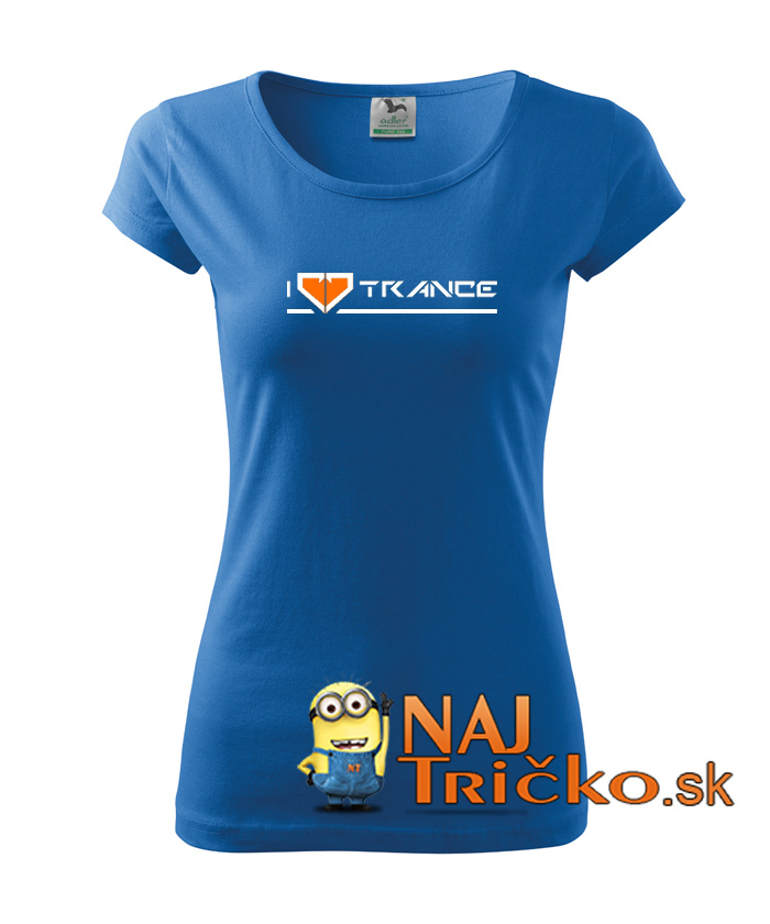 Dámske tričko I Love Trance – náhľad 15