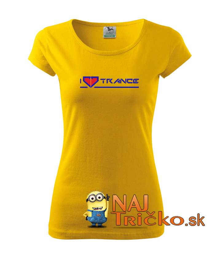 Dámske tričko I Love Trance – náhľad 18