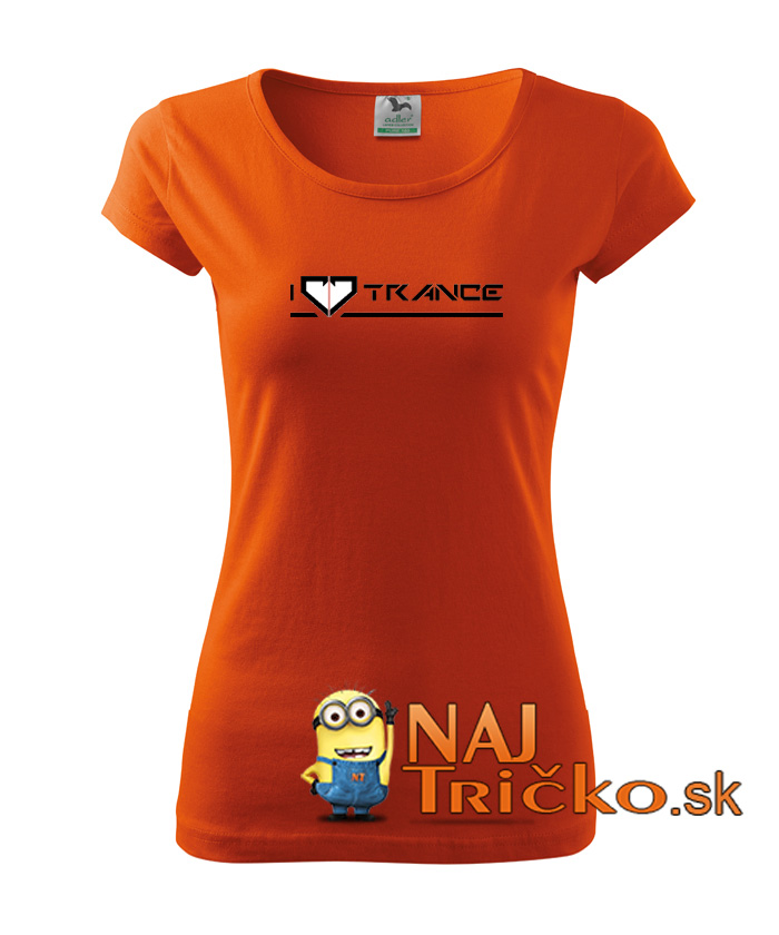 Dámske tričko I Love Trance – náhľad 19