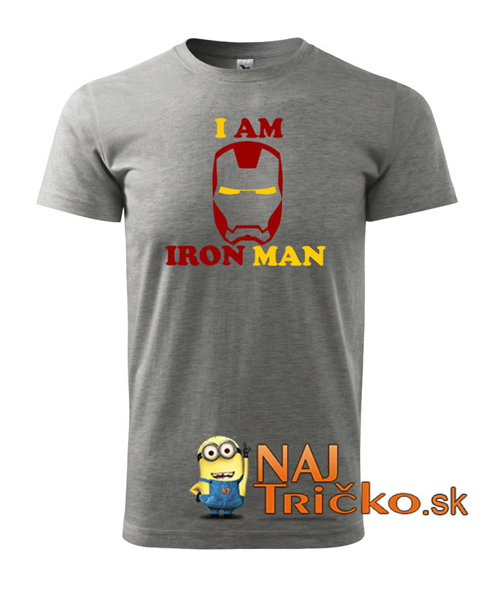 Iron Man prilba pánske tričko – náhľad 5