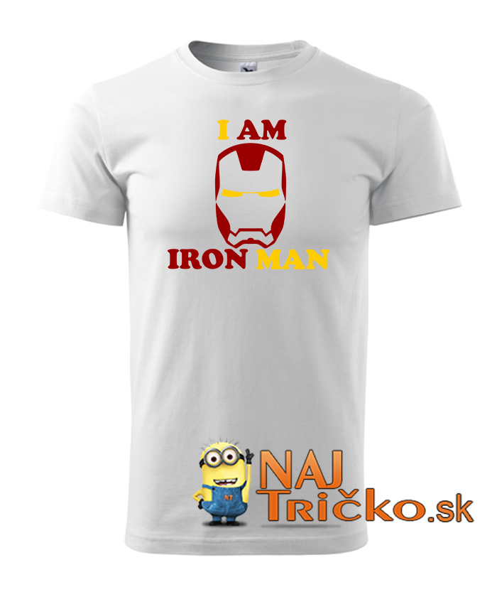 Iron Man prilba pánske tričko