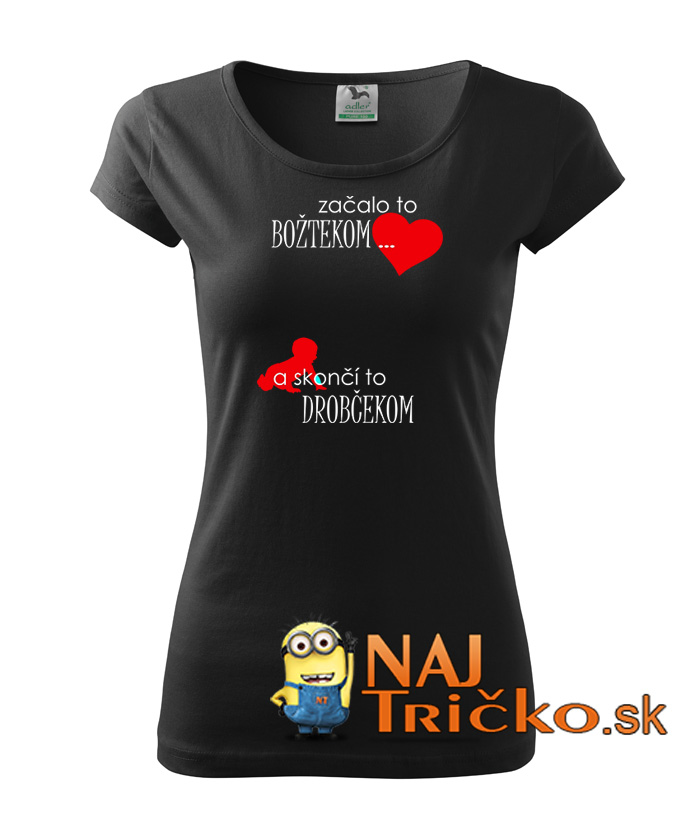 Božtek-Drobček dámske tričko – náhľad 2