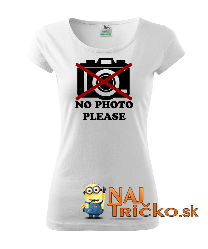 No photo please dámske tričko