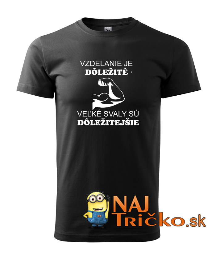 Veľké svaly pánske tričko – náhľad 2