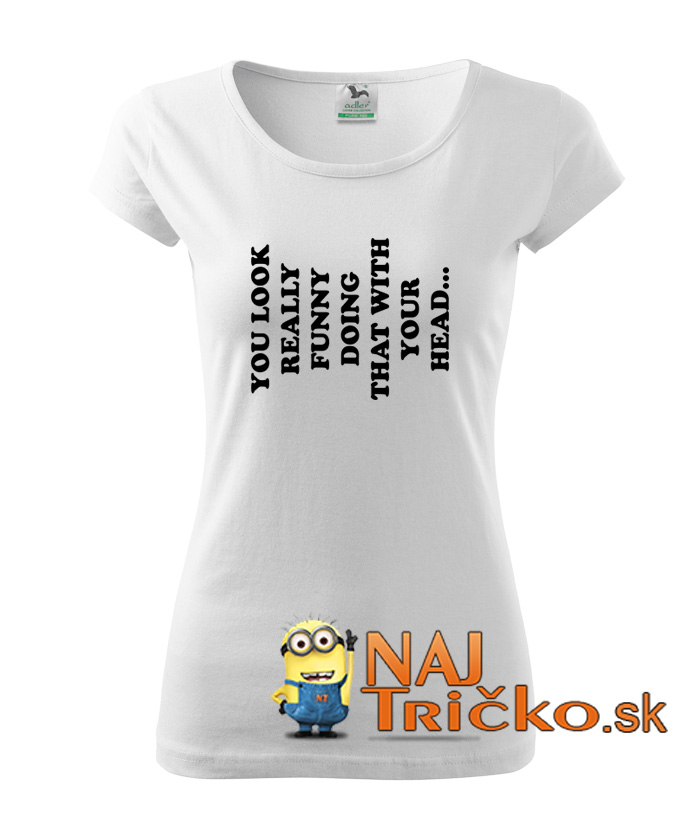 Hlava nabok dámske tričko
