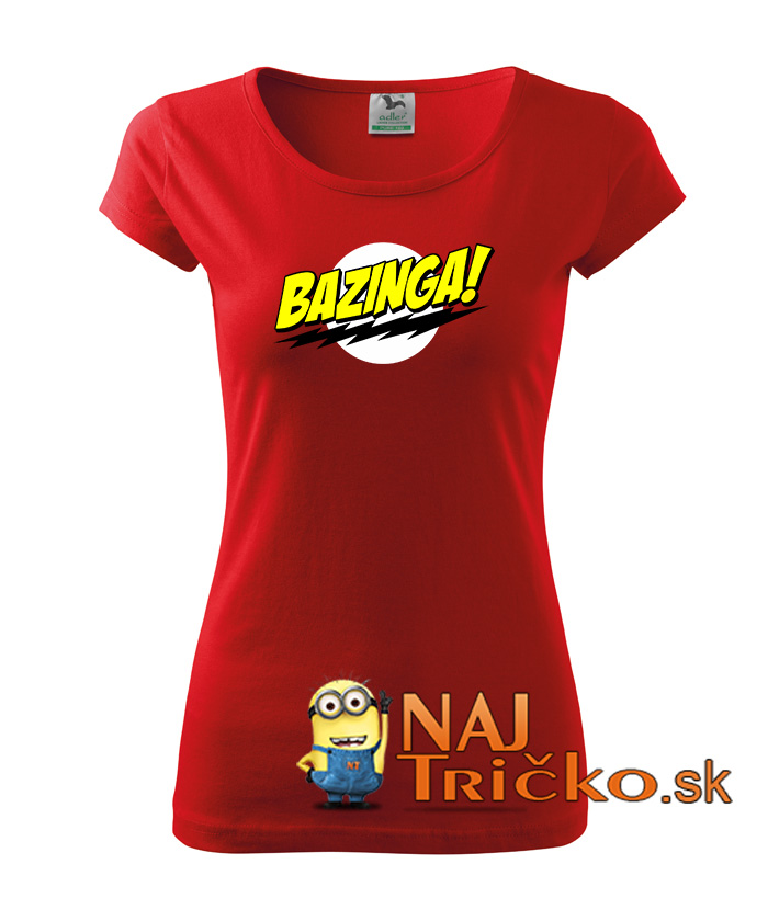 Bazinga dámske tričko