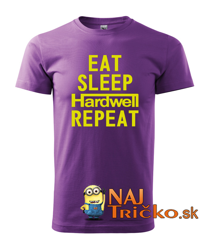 Eat Sleep Hardwell Repeat pánske tričko – náhľad 6