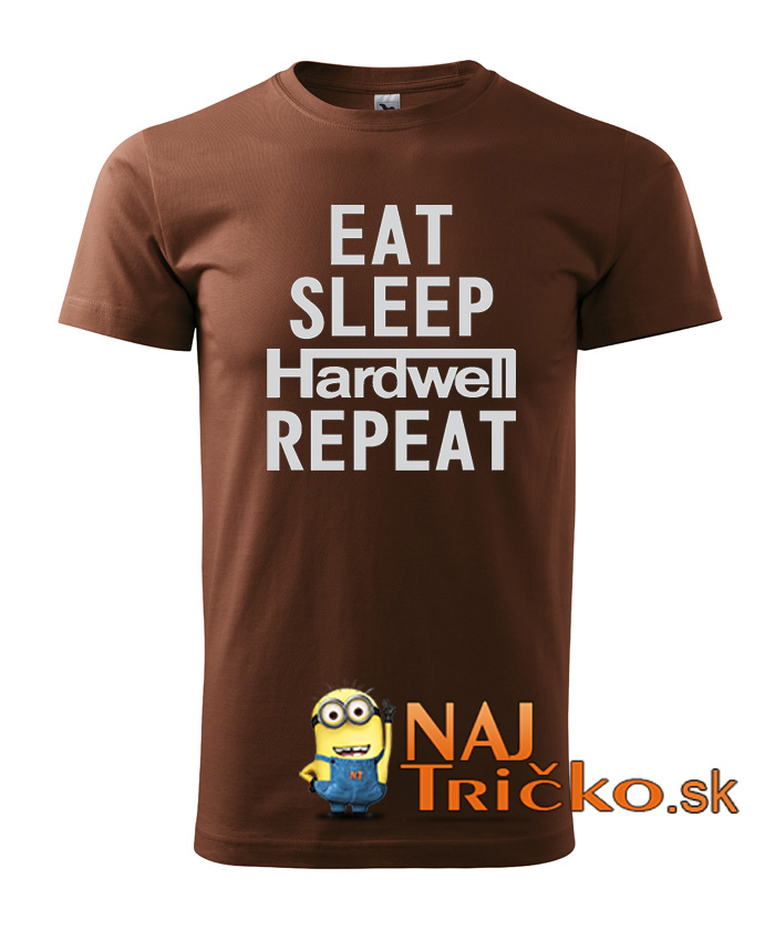 Eat Sleep Hardwell Repeat pánske tričko – náhľad 11