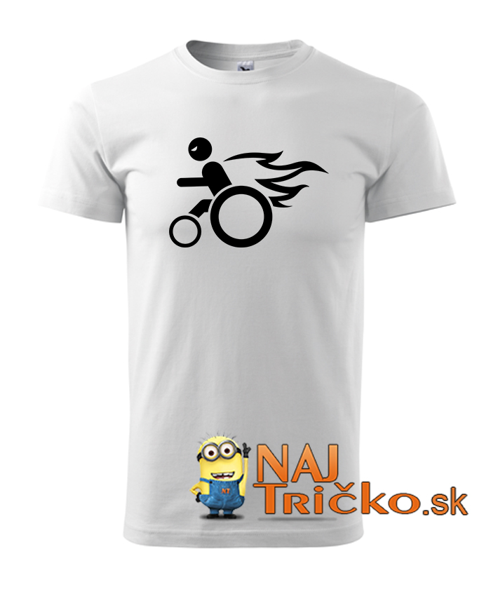 Motorový vozíčkar pánske tričko