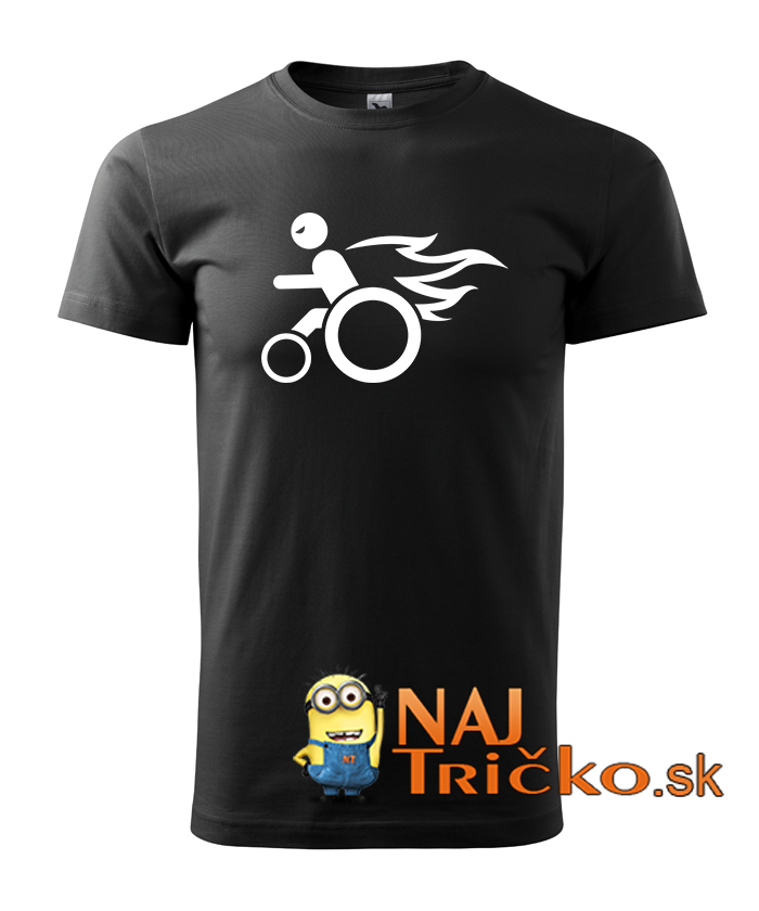 Motorový vozíčkar pánske tričko – náhľad 2