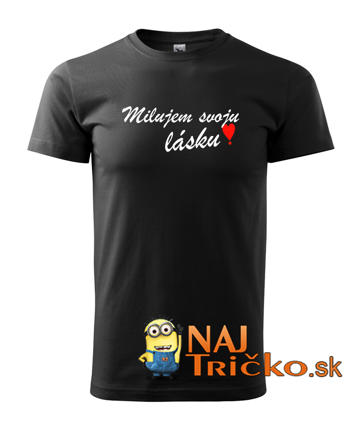Milujem svoju lásku pánske tričko – náhľad 2