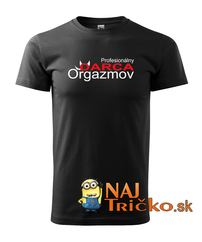 Profesionálny darca orgazmov pánske tričko
