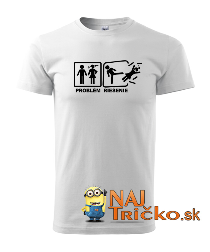 Problém vyriešený pánske tričko